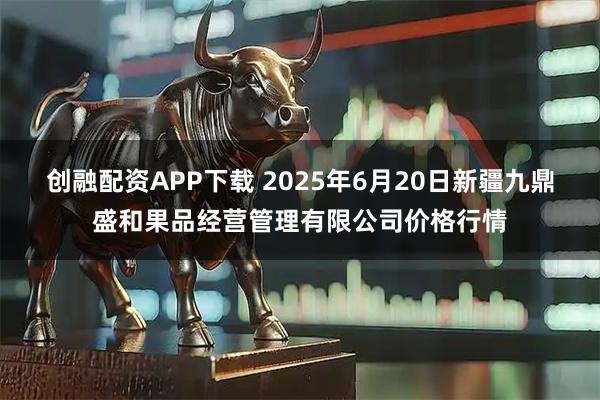 创融配资APP下载 2025年6月20日新疆九鼎盛和果品经营管理有限公司价格行情